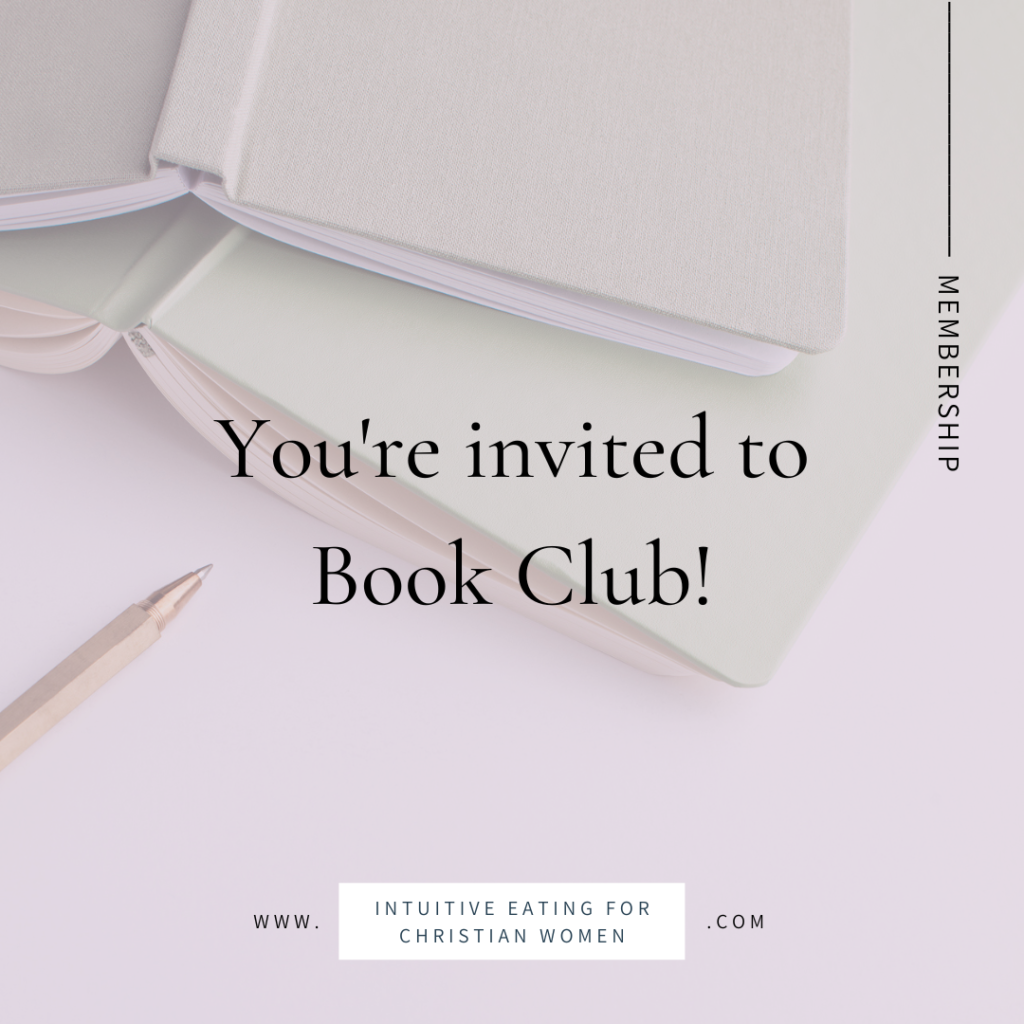 Book Club for Intuitive Eating for Christian Women podcast membership