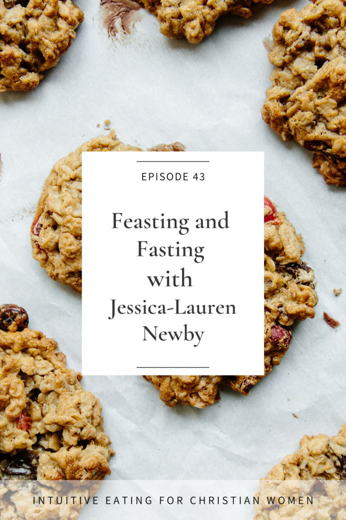 In Episode 43 of the Intuitive Eating for Christian Women podcast our guest Jessica-Lauren Newby reminds us that our God of abundance calls us to abundant life in Him and she explains what this means for our relationships with food.